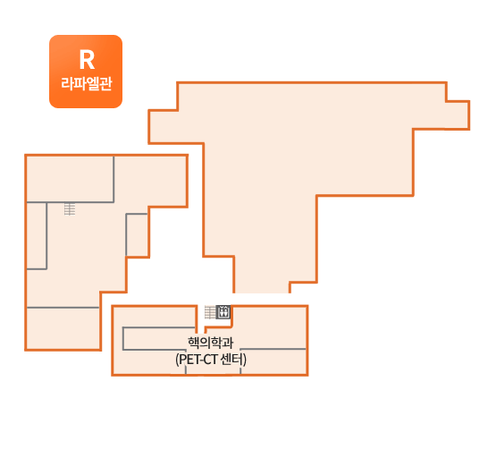 R[라파엘]관 B1 평면도