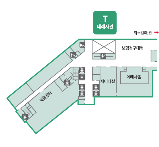 T[데레사]관 3F 평면도