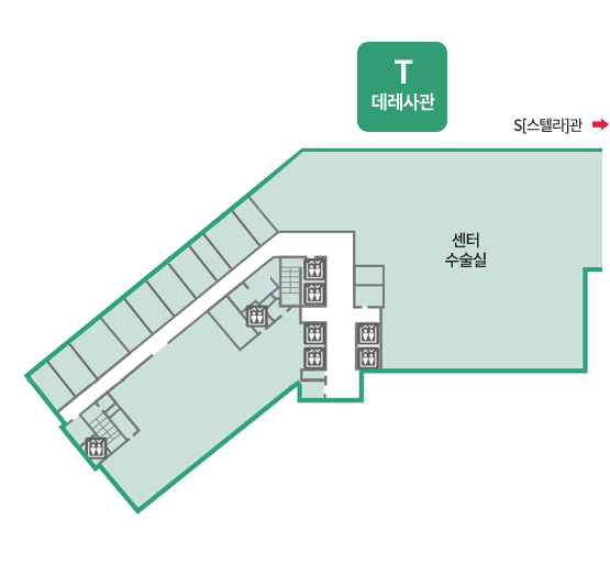 T[데레사]관 5F 평면도