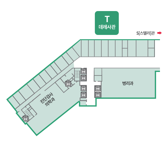T[데레사]관 6F 평면도